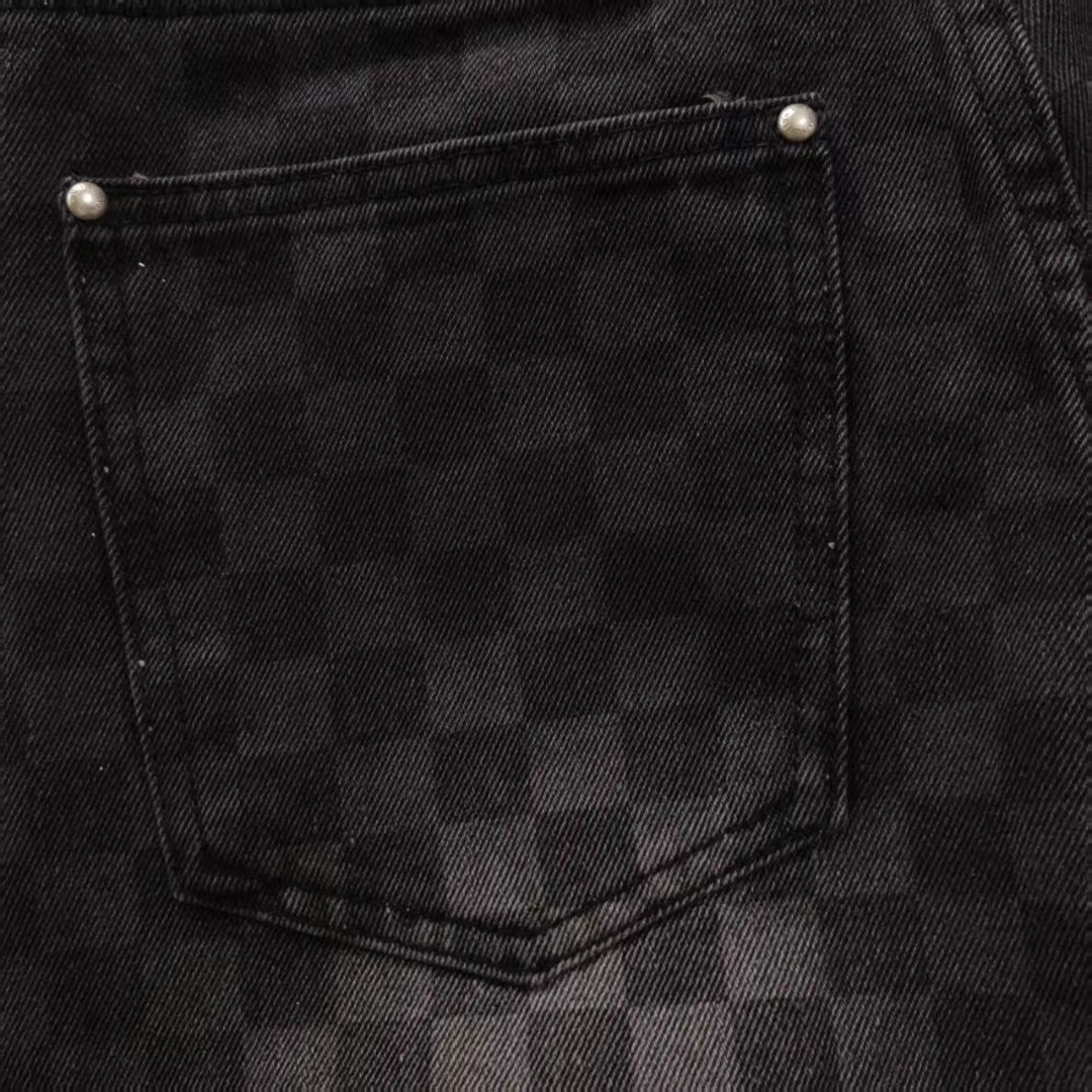 Louis Vuitton & 路易威登 棋盘格牛仔裤