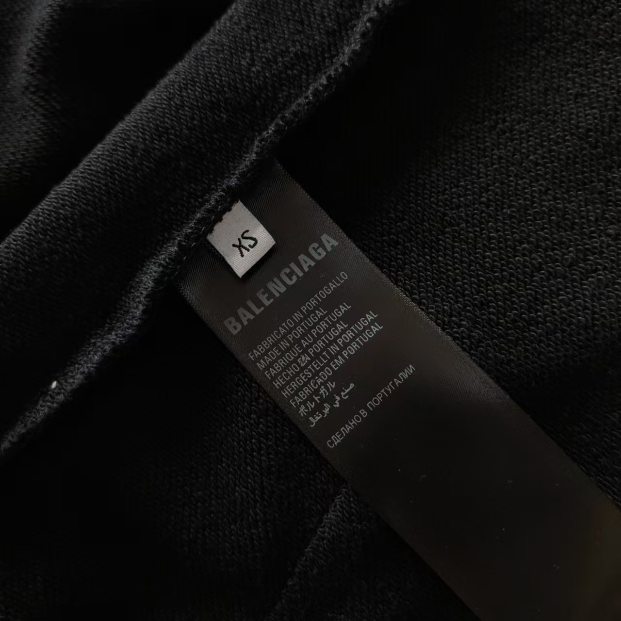 巴黎世家 Balenciaga可乐刺绣连帽卫衣 经典前后Logo印花
