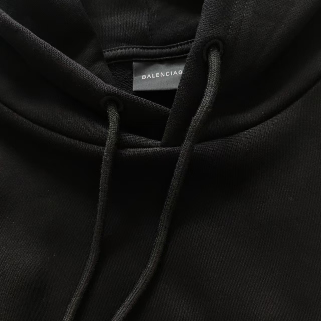 巴黎世家 Balenciaga可乐刺绣连帽卫衣 经典前后Logo印花