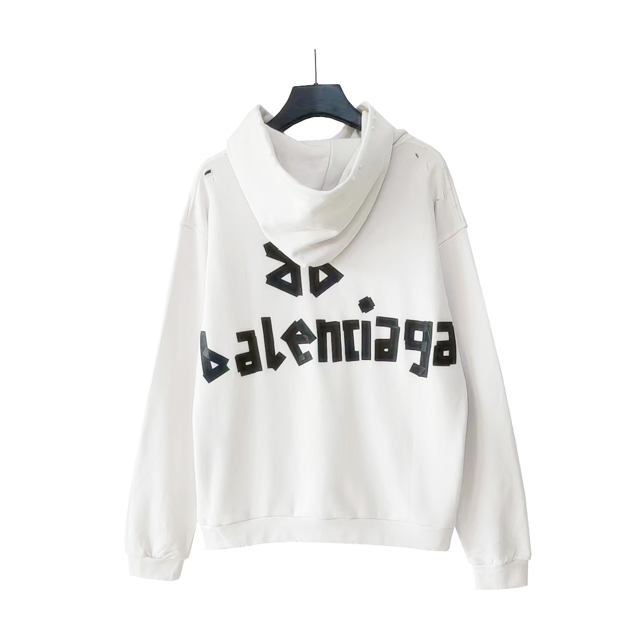 Balenciaga/巴黎世家 24SS美纹纸胶带连帽卫衣灰杏
