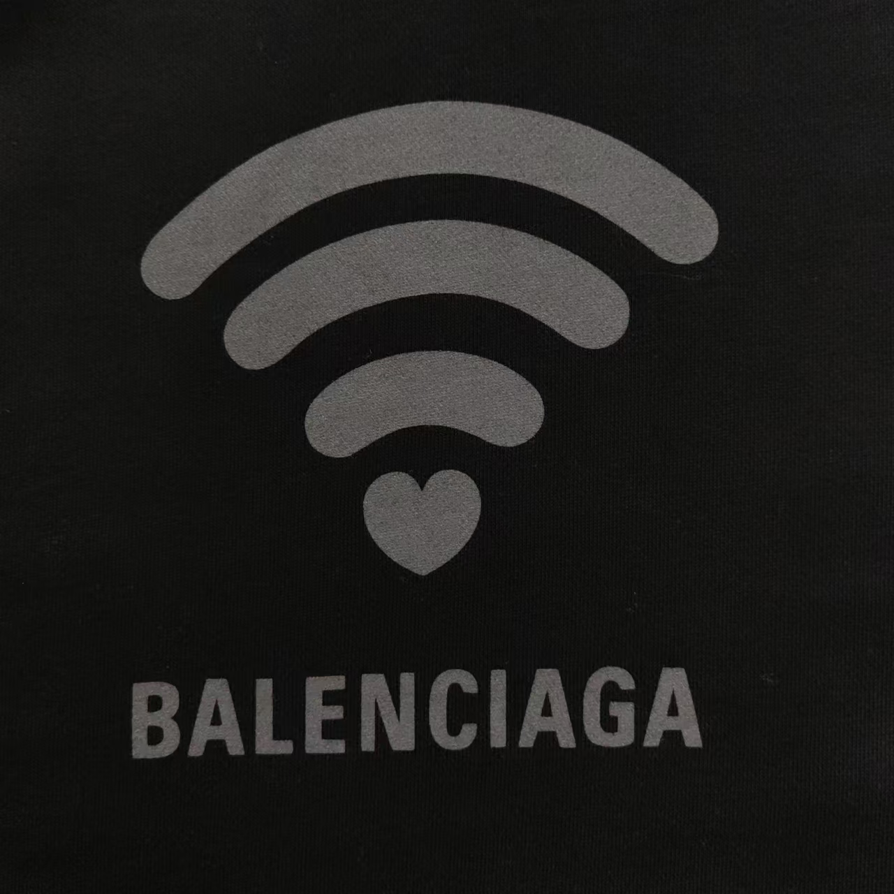巴黎世家 Balenciaga 2024wifi520限定连帽卫衣 黑色