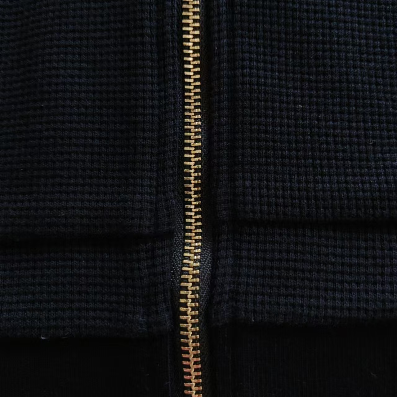 THOM BROWNE 汤姆布朗 TB新款华夫格拉链外套卫衣开衫 浅灰/深灰/藏青/黑色