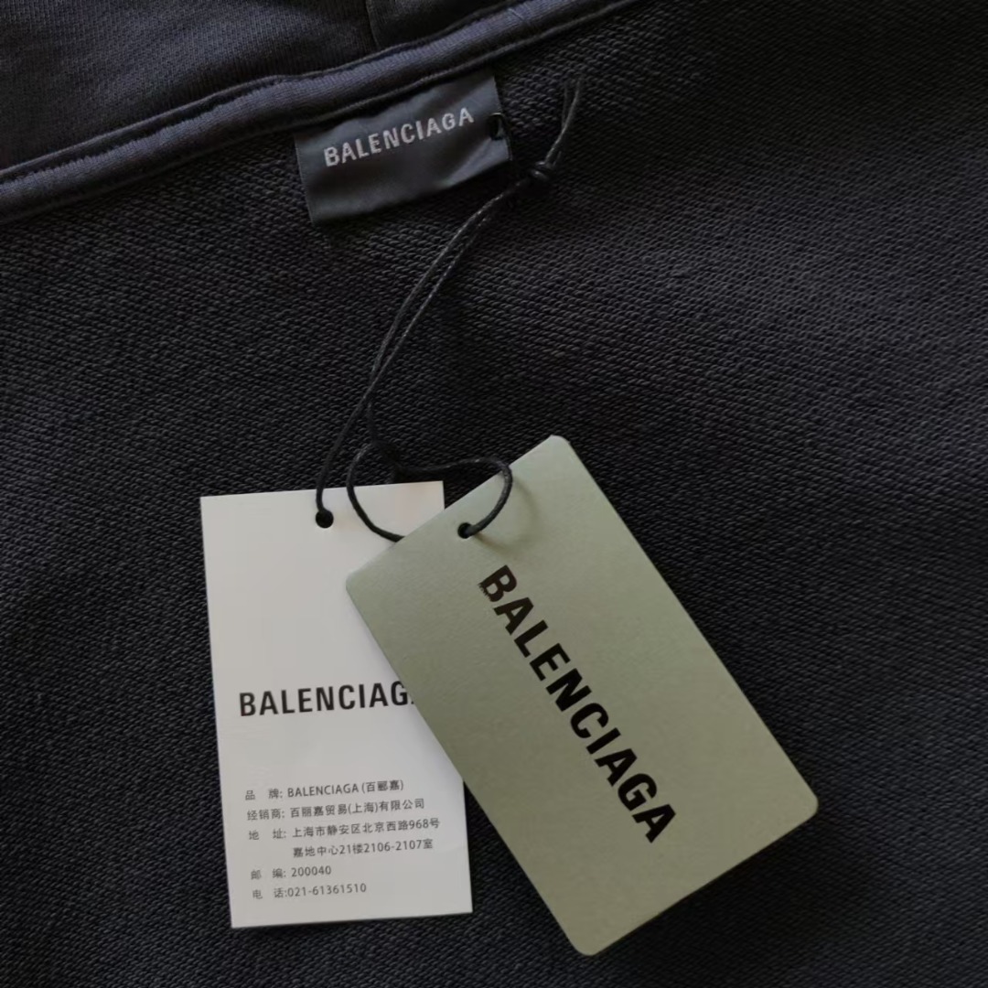 巴黎世家Balenciaga 自由女神像连帽卫衣