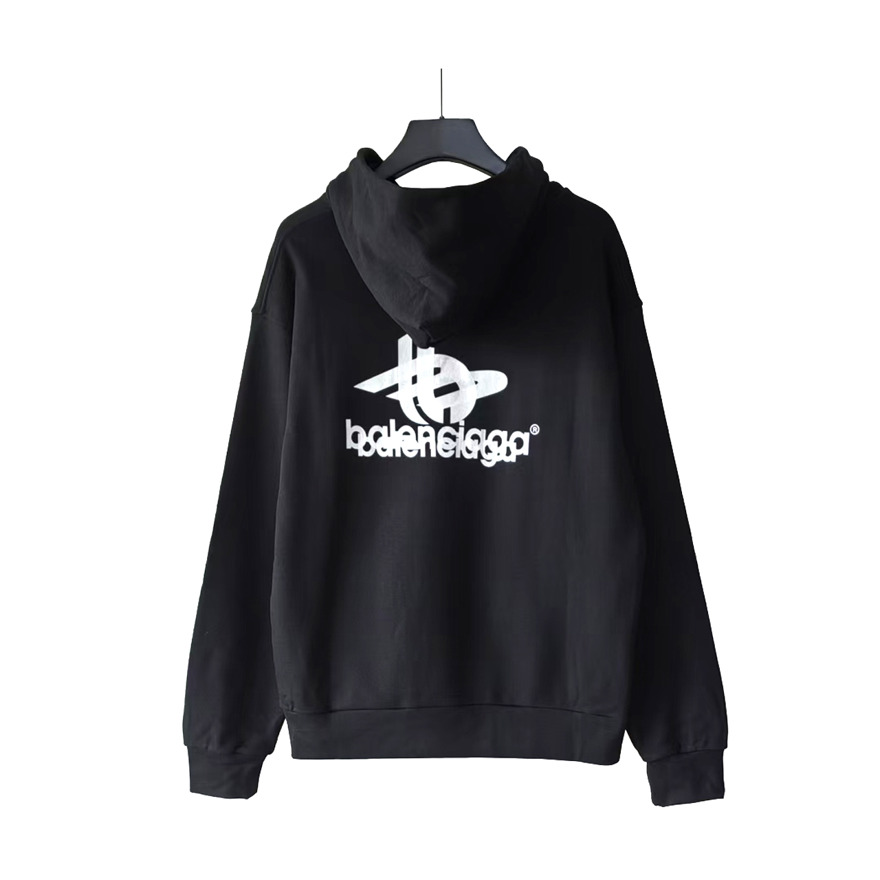 巴黎世家 Balenciaga 重影前后印花圆领卫衣