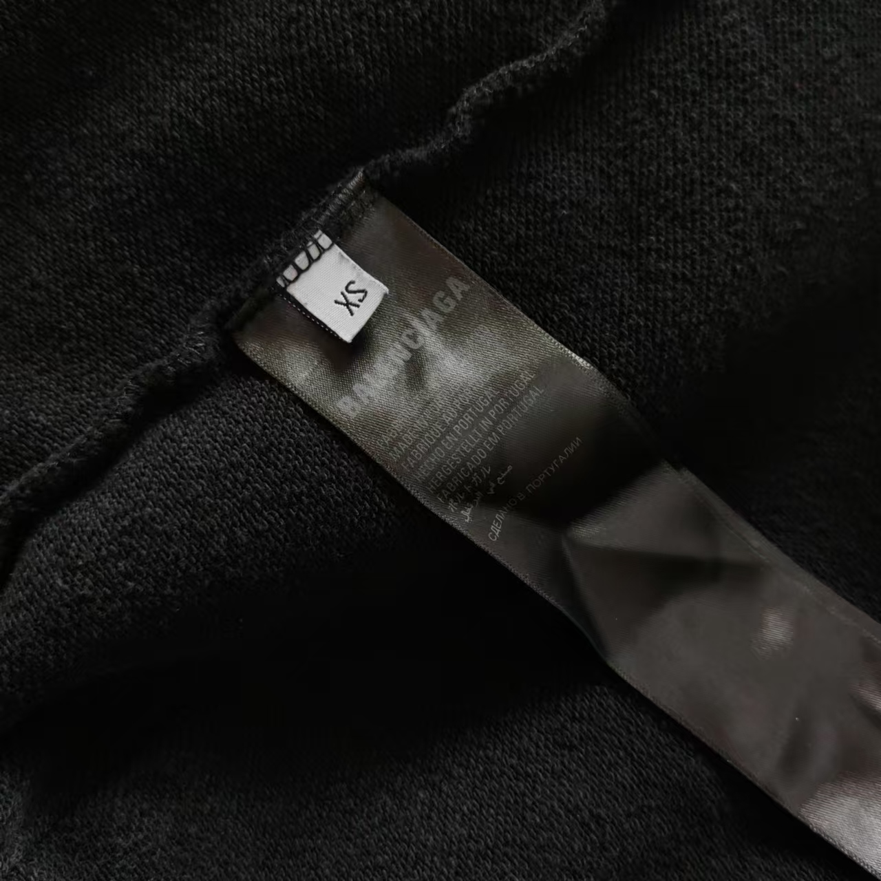 巴黎世家 Balenciaga 模糊前后Logo连帽卫衣