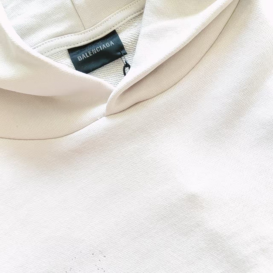 巴黎世家Balenciaga溶解可乐网点印花连帽卫衣