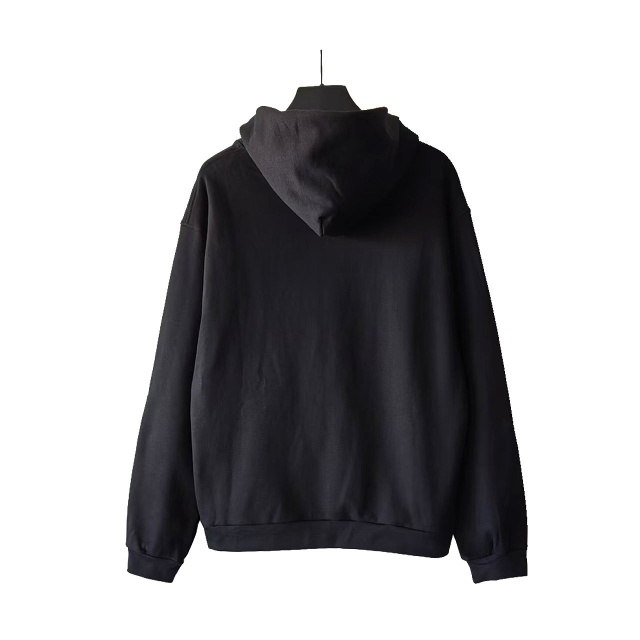 巴黎世家Balenciaga溶解可乐网点印花连帽卫衣灰杏