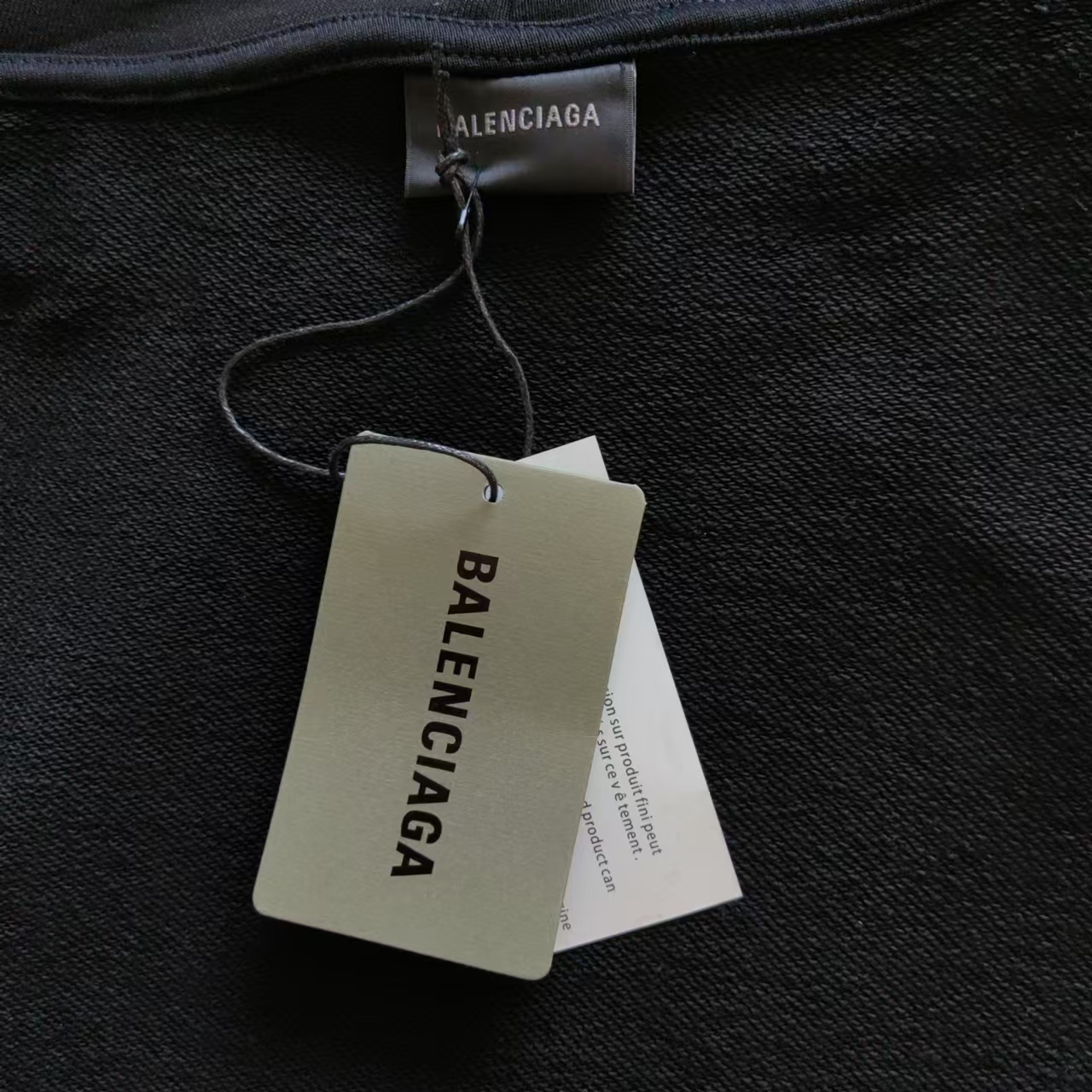巴黎世家Balenciaga溶解可乐网点印花连帽卫衣灰杏