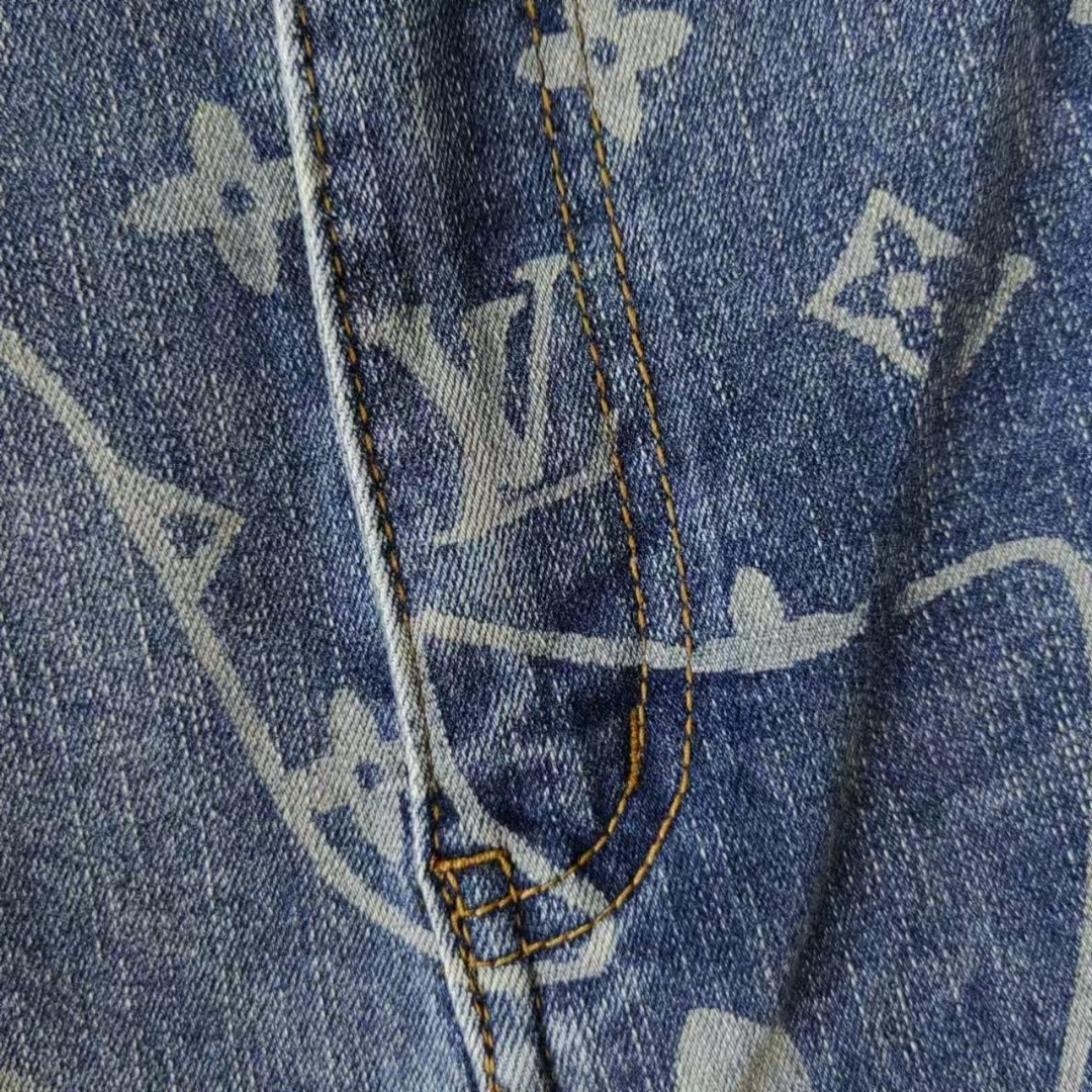 Louis Vuitton &路易威登 印花logo牛仔裤