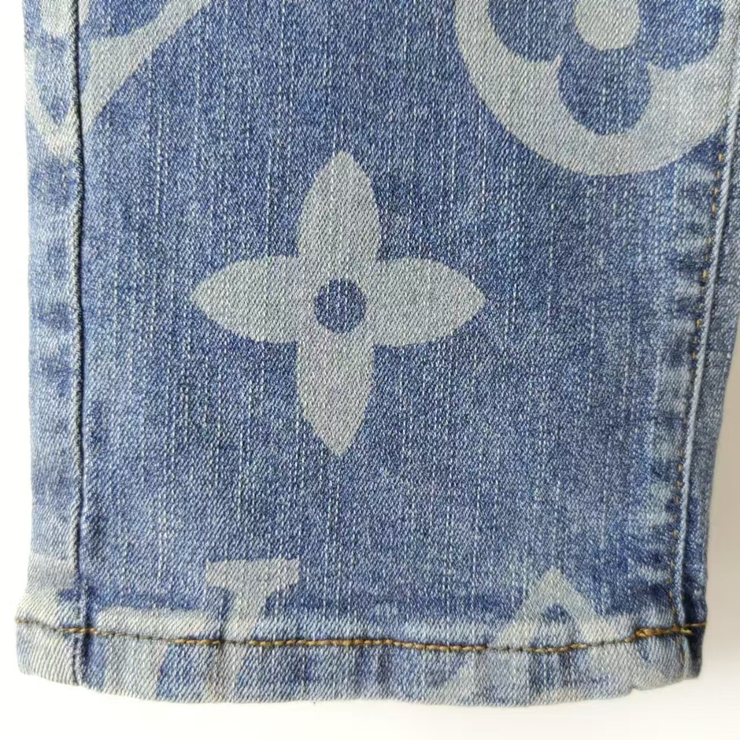 Louis Vuitton &路易威登 印花logo牛仔裤