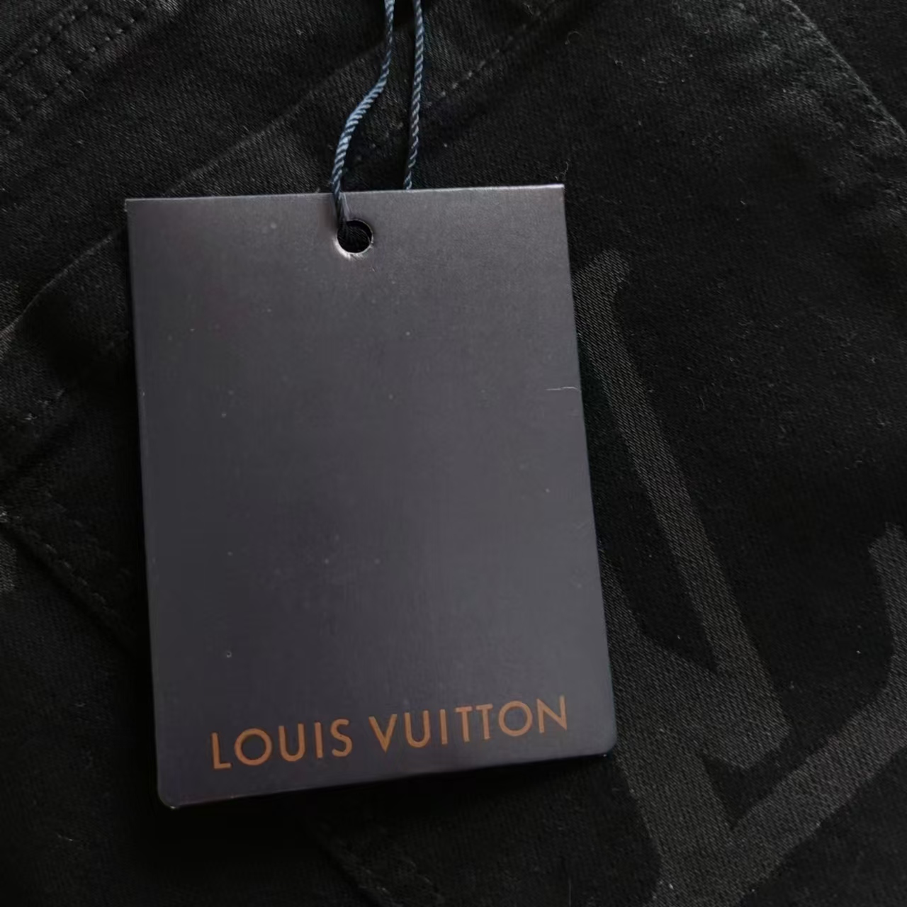 Lv &路易威登 Louis Vuitton经典印花logo牛仔裤