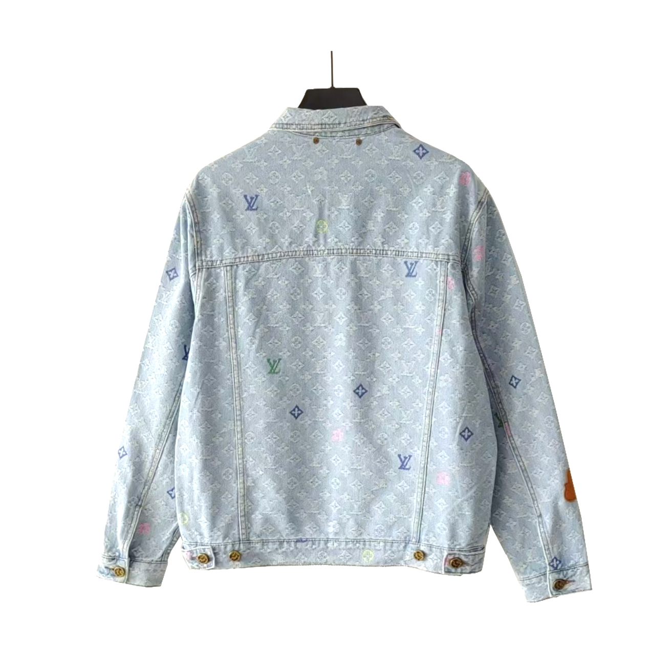 Louis Vuitton & 路易威登 x Tyler logo 24SS字母刺绣 秋冬牛仔外套 日版牛仔