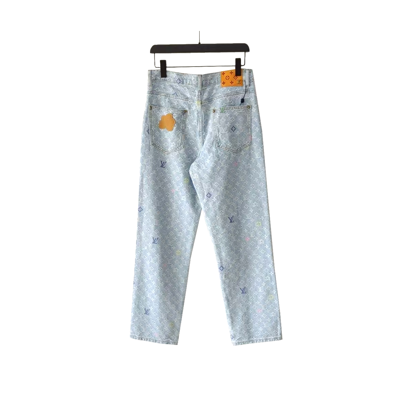 Louis Vuitton & 路易威登 x Tyler 24sslogo字母刺绣秋冬牛仔裤