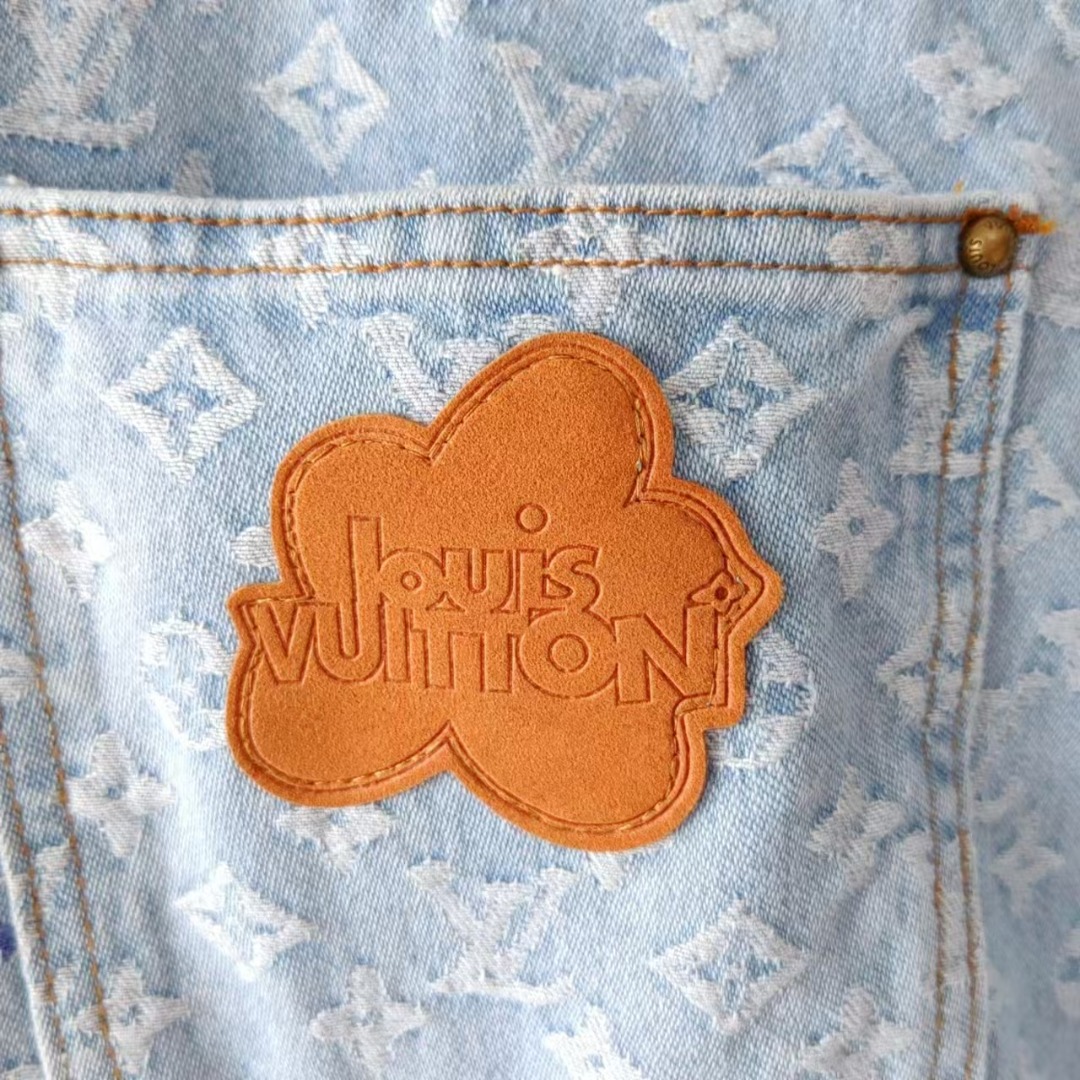Louis Vuitton & 路易威登 x Tyler 24sslogo字母刺绣秋冬牛仔裤