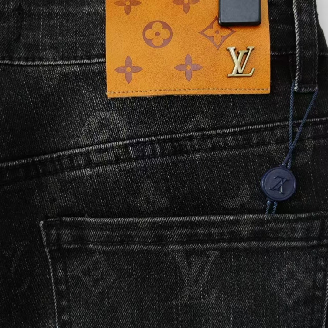 Louis Vuitton &路易威登 Louis Vuitton经典印花logo牛仔裤
