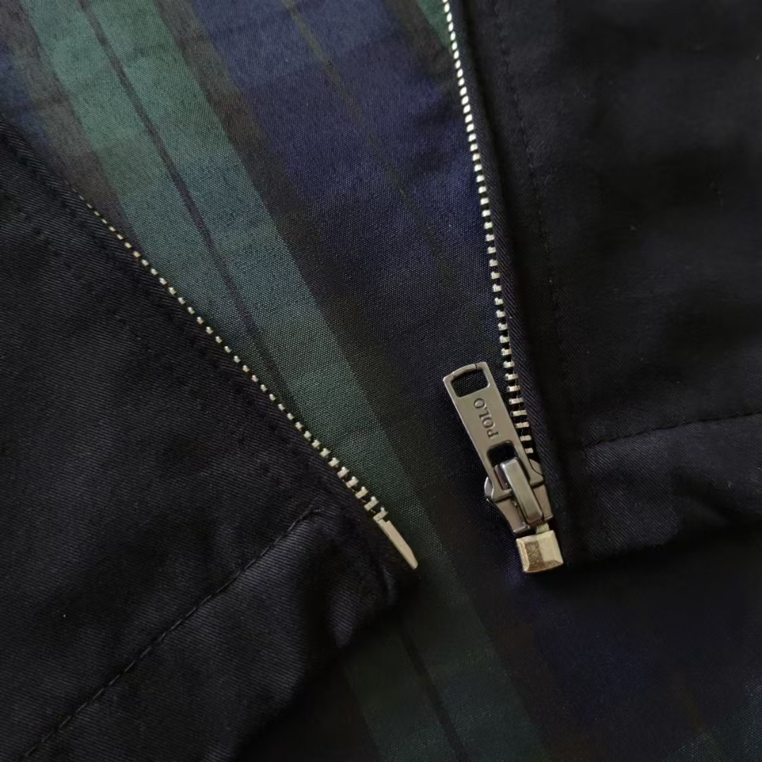 Ralph Lauren/拉夫劳伦 24ss 经典老钱风立领行政拉链夹克外套
