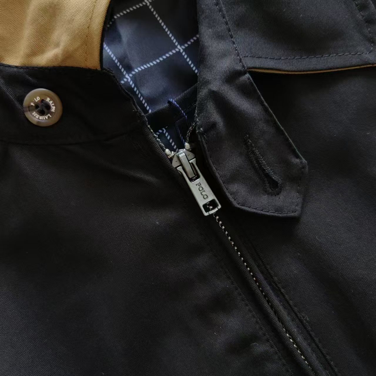 Ralph Lauren/拉夫劳伦 经典男女同款老干部拉链夹克外套