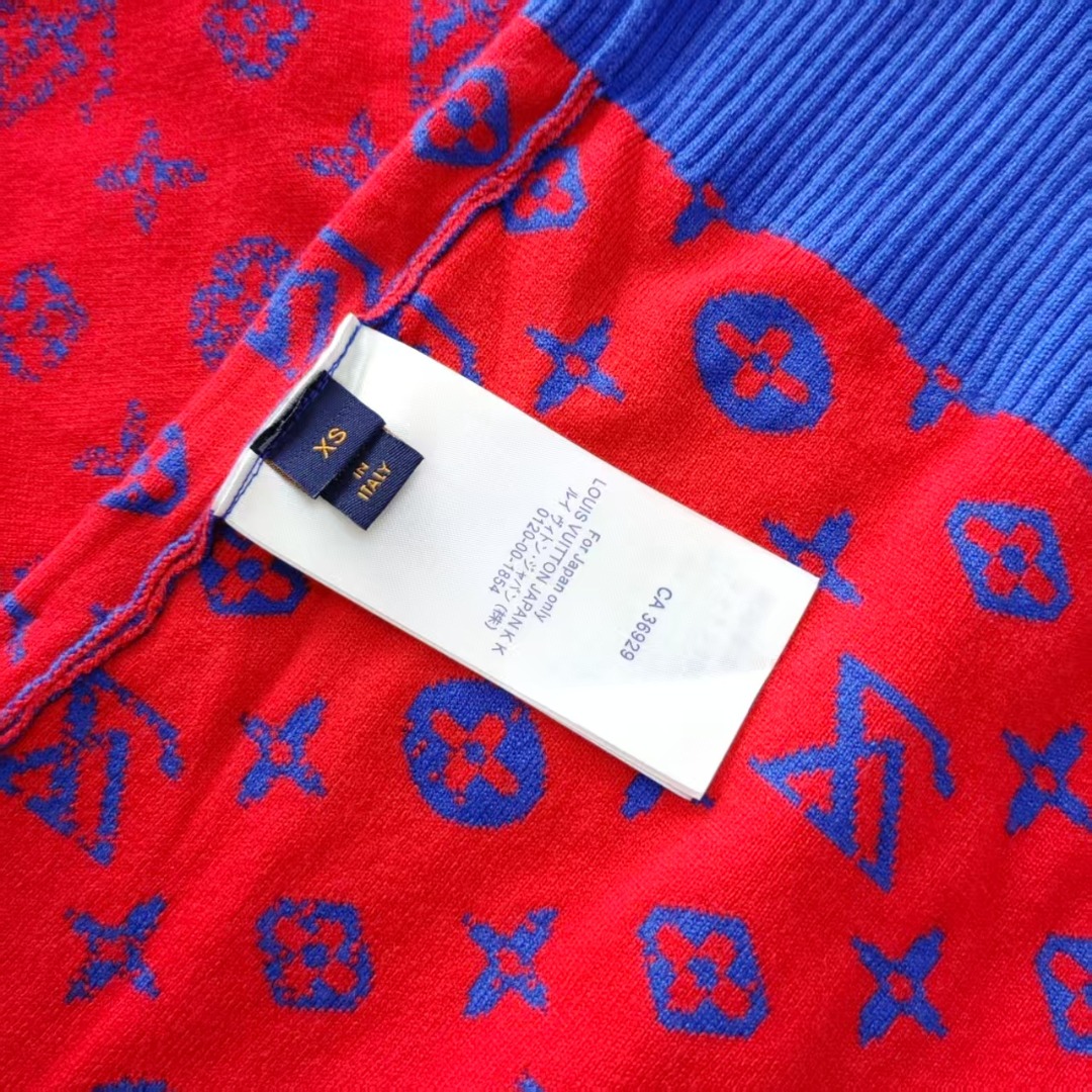 Louis Vuitton/路易威登 满印老花提花星空渐变羊毛针织毛衣
