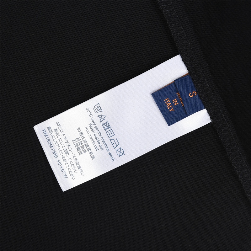 Louis Vuitton 路易威登23ss新款涂鸦印花圆领短袖T恤
