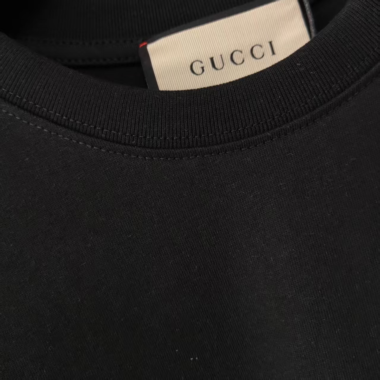 Gucci/古驰 3D彩色logo印花短袖T恤