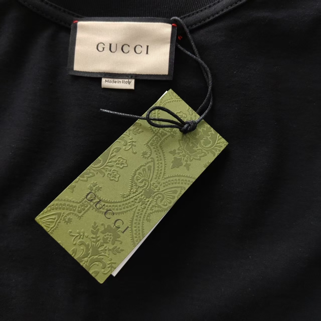 Gucci/古驰 3D彩色logo印花短袖T恤