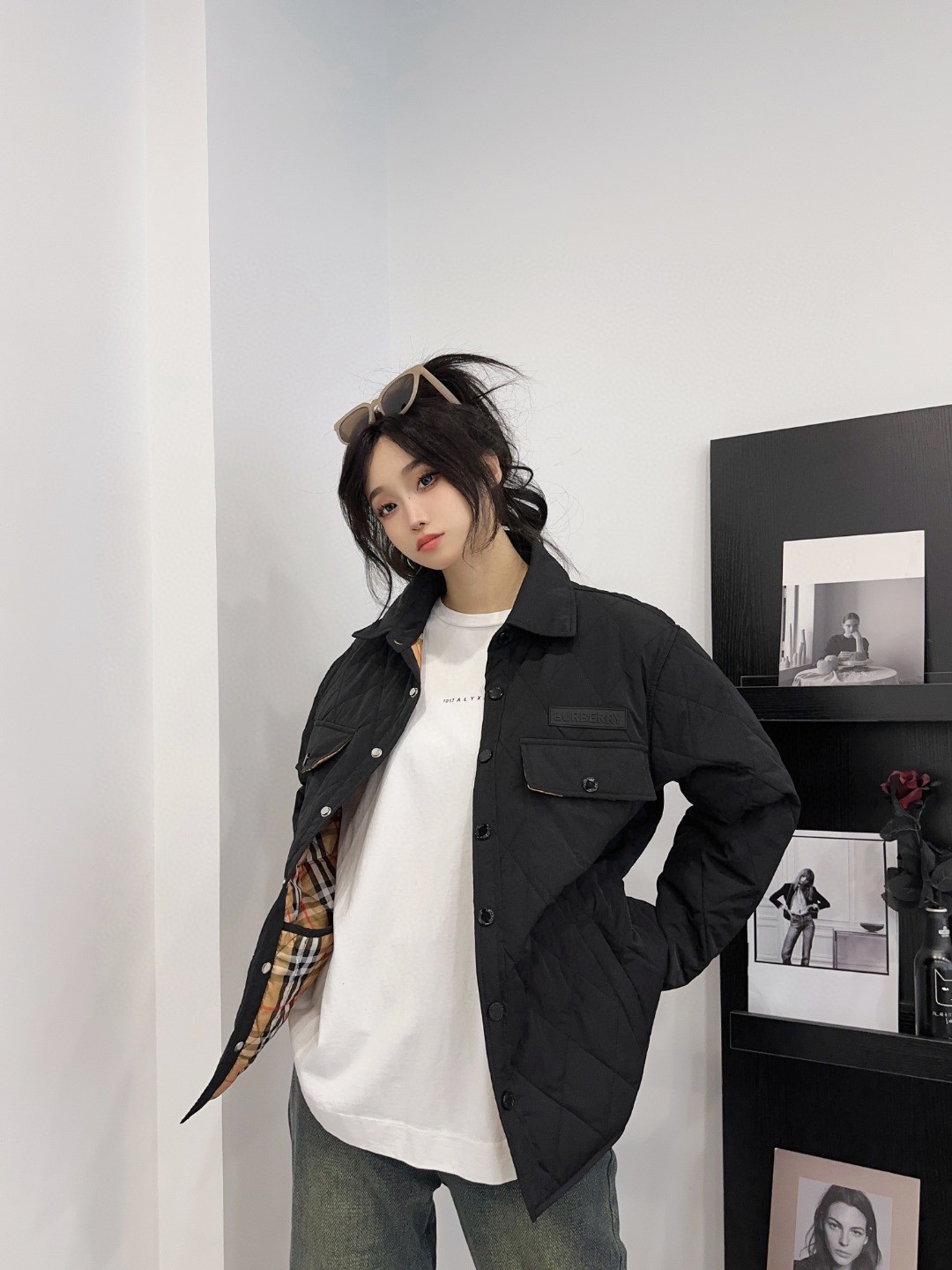 P290 BURBERRY 巴宝莉 新款经典菱形格纹夹克棉服