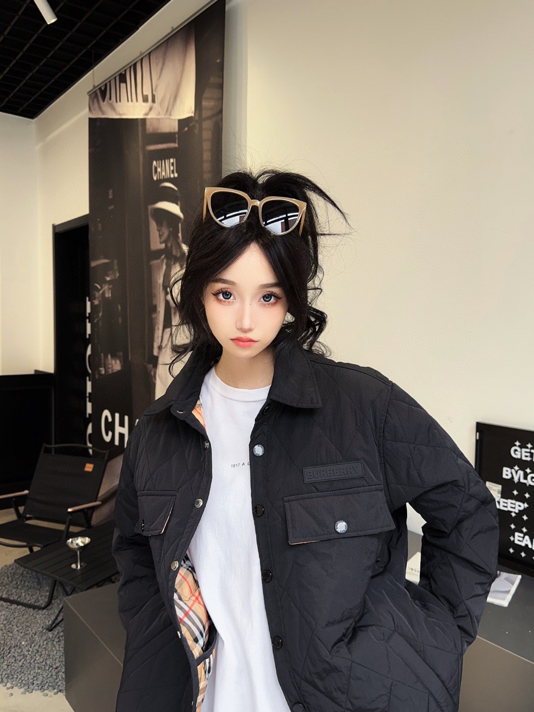 P290 BURBERRY 巴宝莉 新款经典菱形格纹夹克棉服
