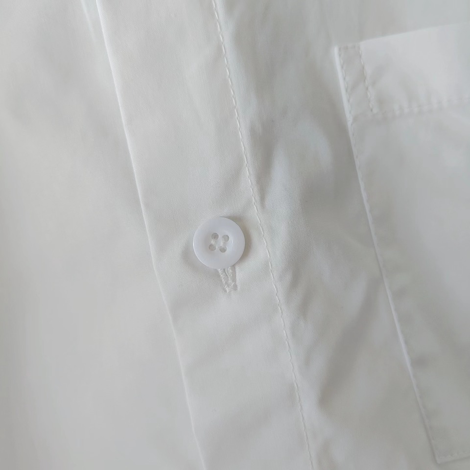 圣罗兰YSL 23ss 刺绣LOGO衬衫