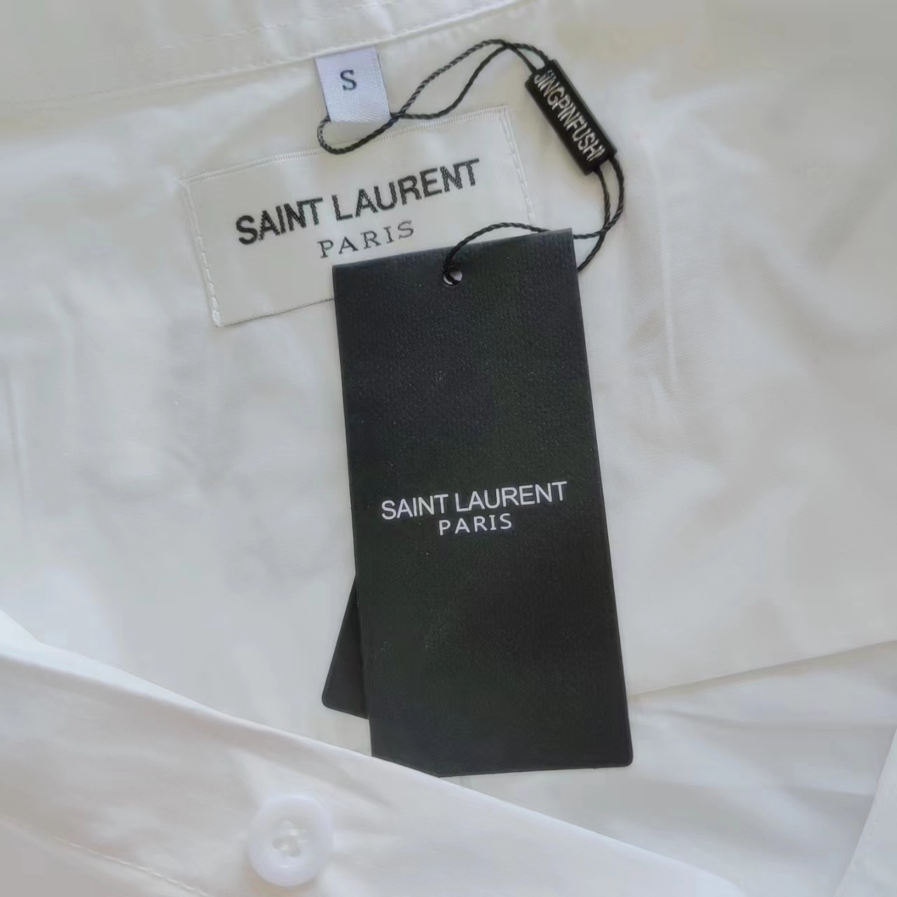 圣罗兰YSL 23ss 刺绣LOGO衬衫