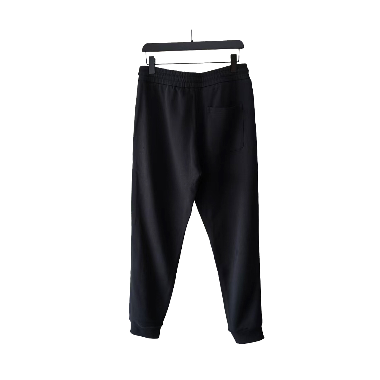 罗意威/Loewe 撞色立体字母logo刺绣休闲长裤 黑色