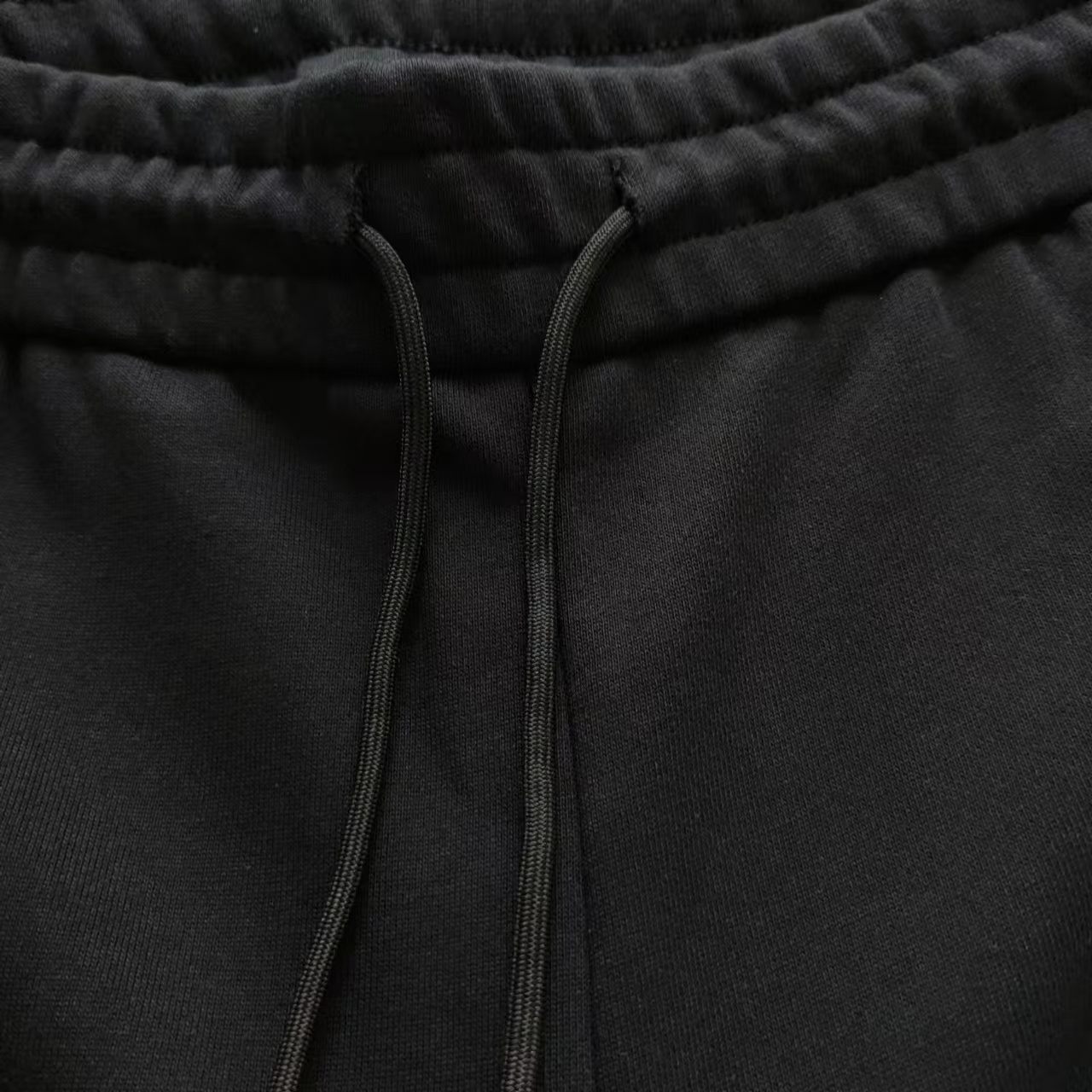罗意威/Loewe 撞色立体字母logo刺绣休闲长裤 黑色