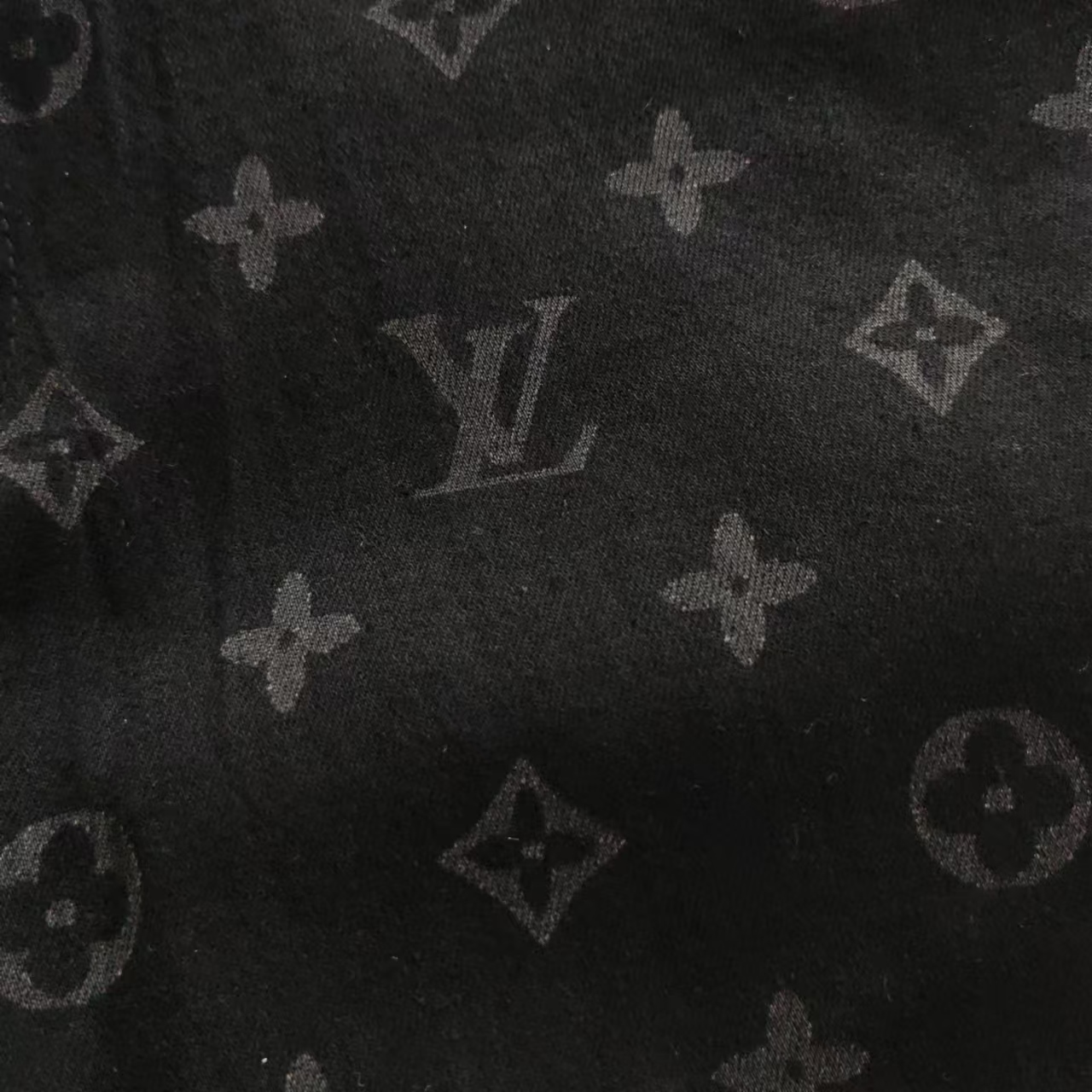 Louis Vuitton /路易威登 经典满印老花LOGO水洗牛仔裤