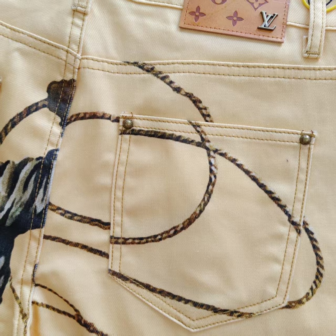 Louis Vuitton & 路易威登 Lv复古篝火系列战马牛仔衫外套