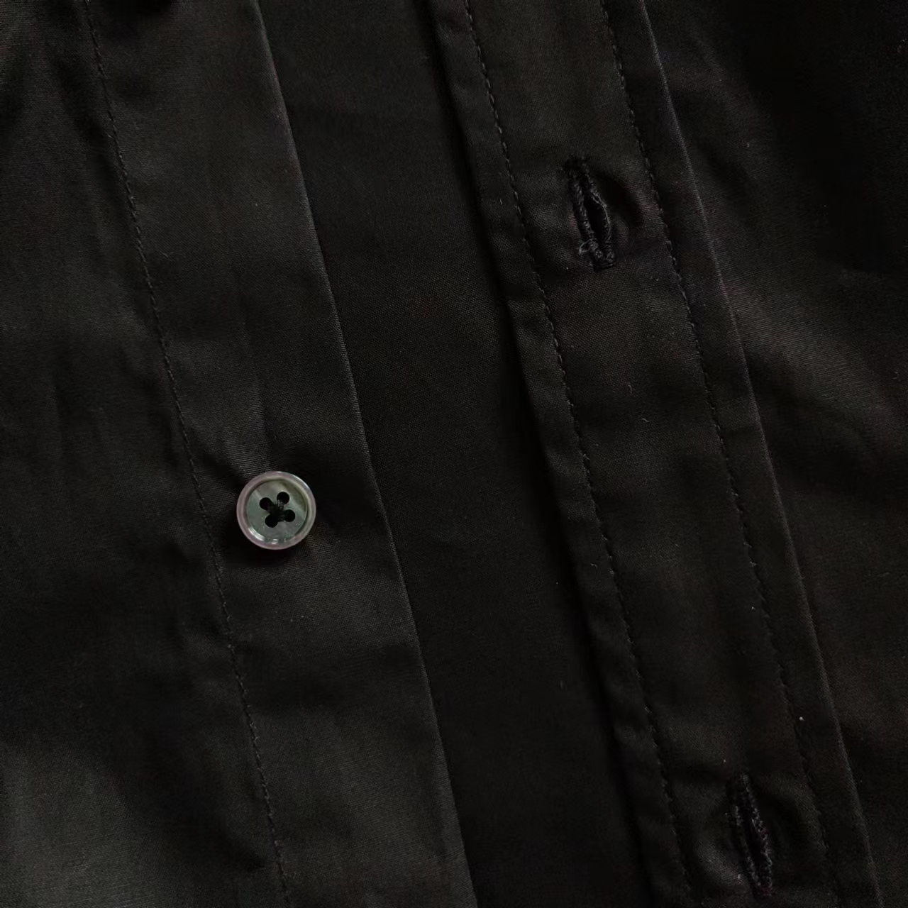 bbr经典 新款府绸领口格纹撞色TB字母刺绣款长袖条纹衬衫 白色黑色