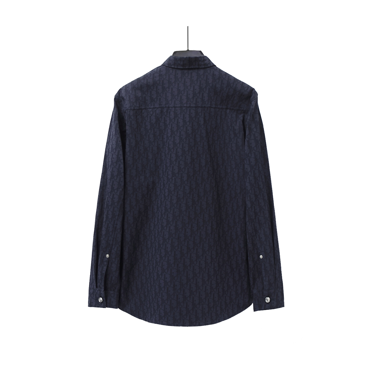 Dior/迪奥 DR字母色织满幅logo提花长袖衬衫