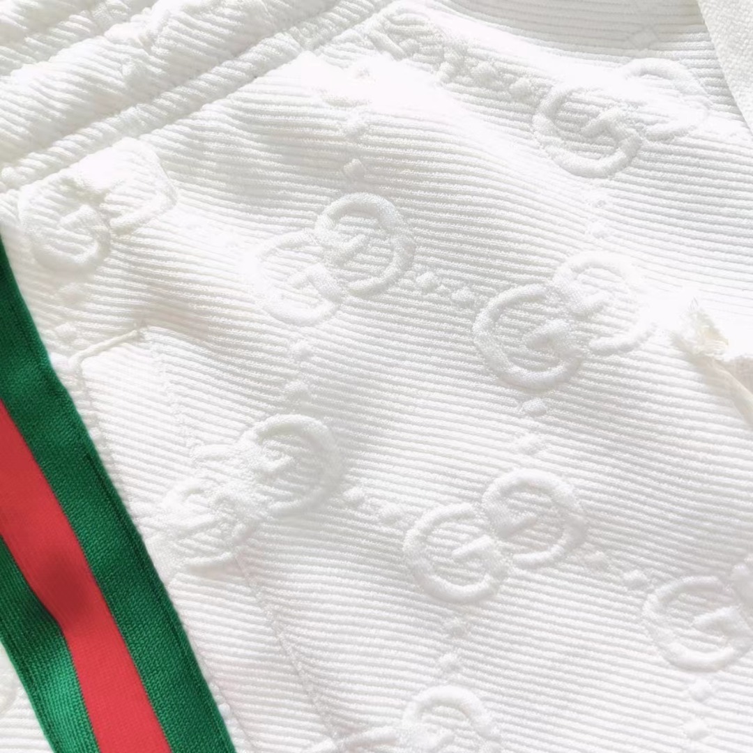 Gucci/古驰 24SS 双G织带套装休闲长裤