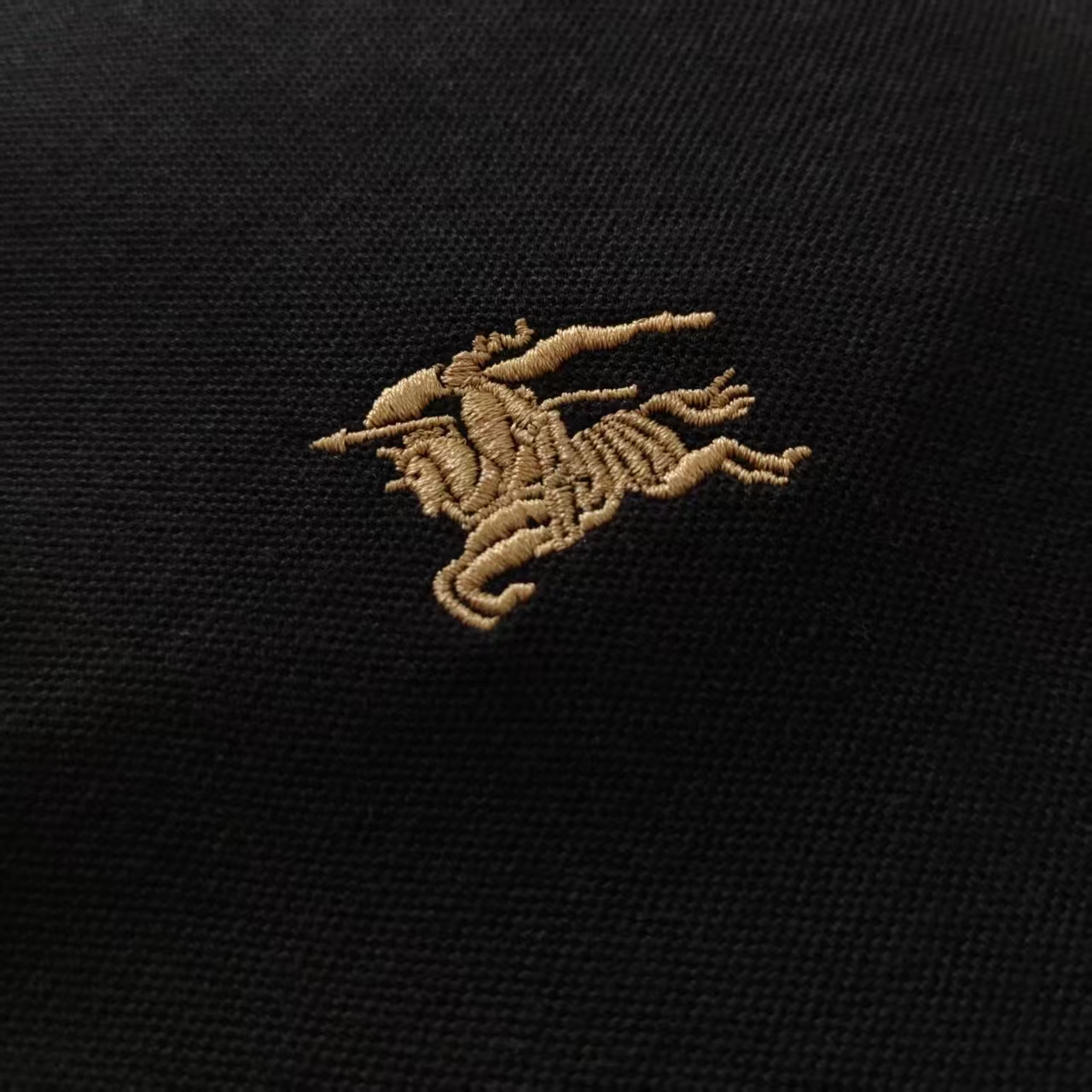 BURBERRY/巴宝莉 格纹战马小标刺绣POLO衫