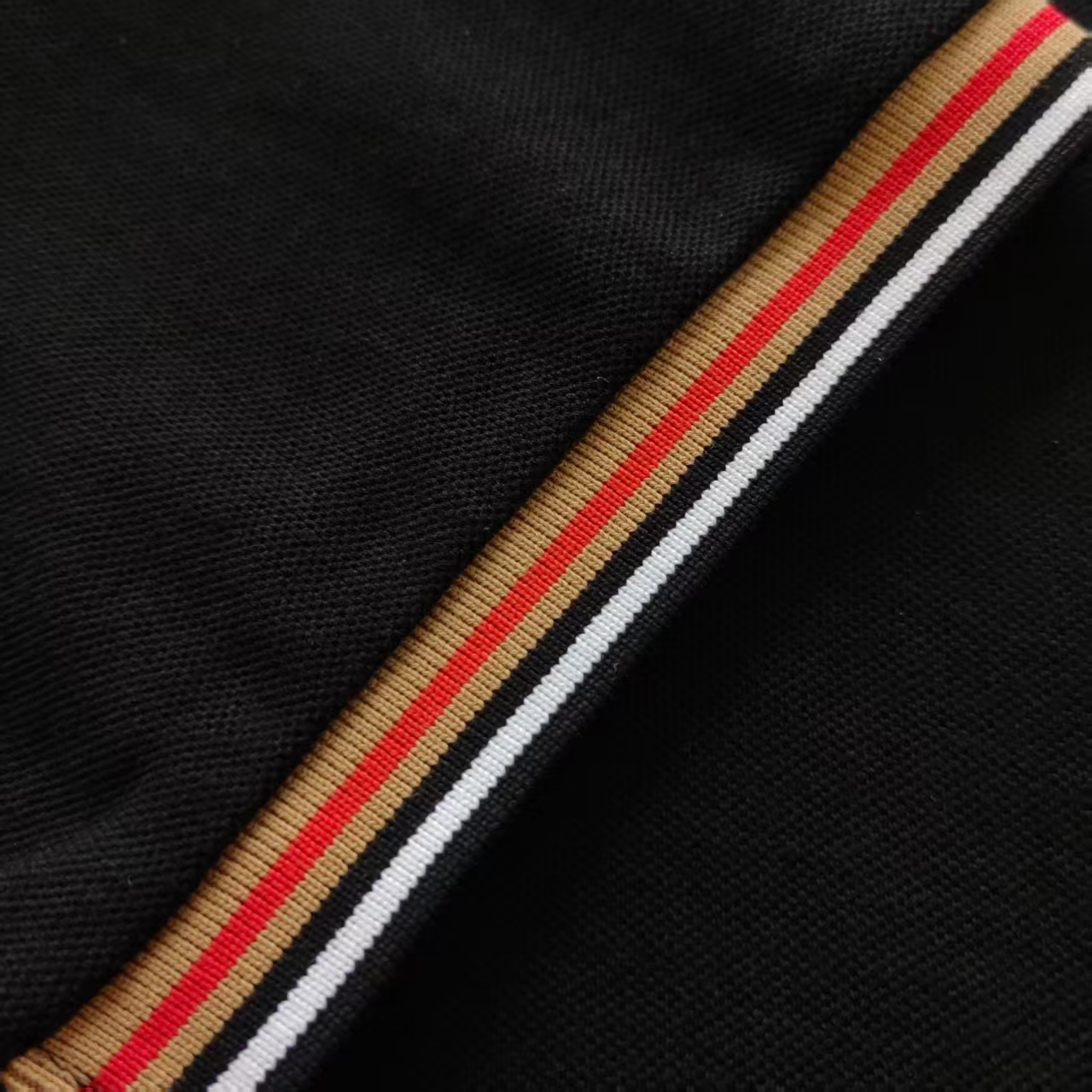BURBERRY/巴宝莉 格纹战马小标刺绣POLO衫