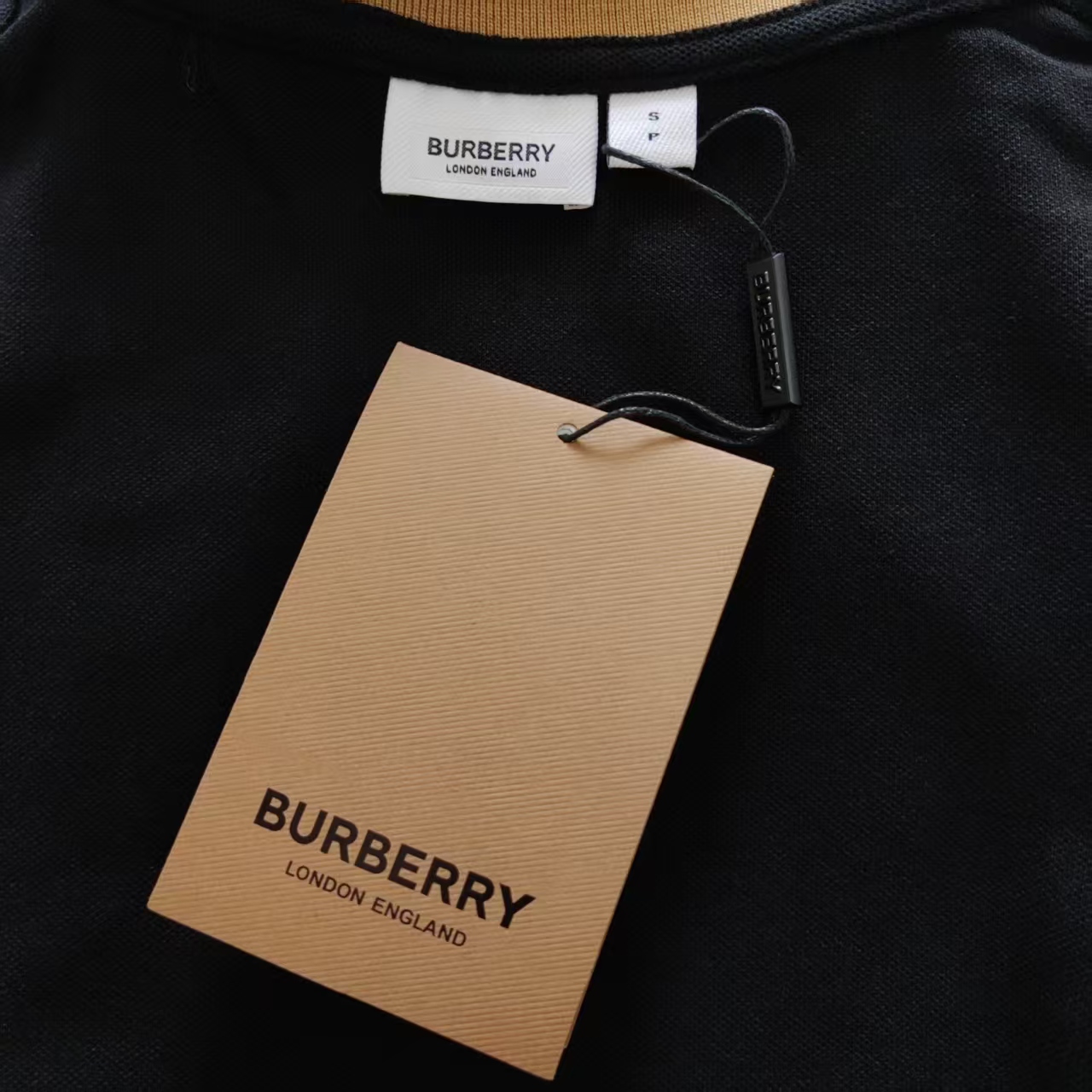 BURBERRY/巴宝莉 格纹战马小标刺绣POLO衫