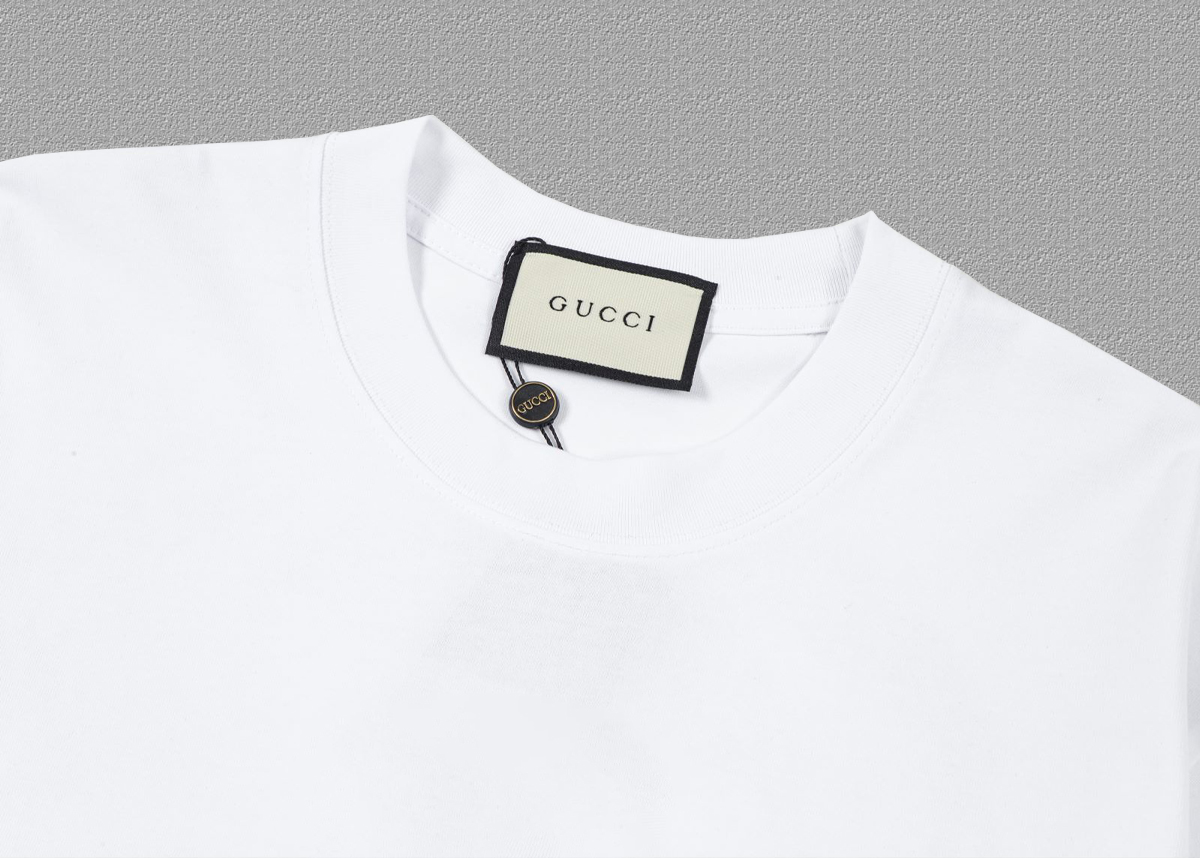 GUCCI/古驰 羊羔毛烫标短袖