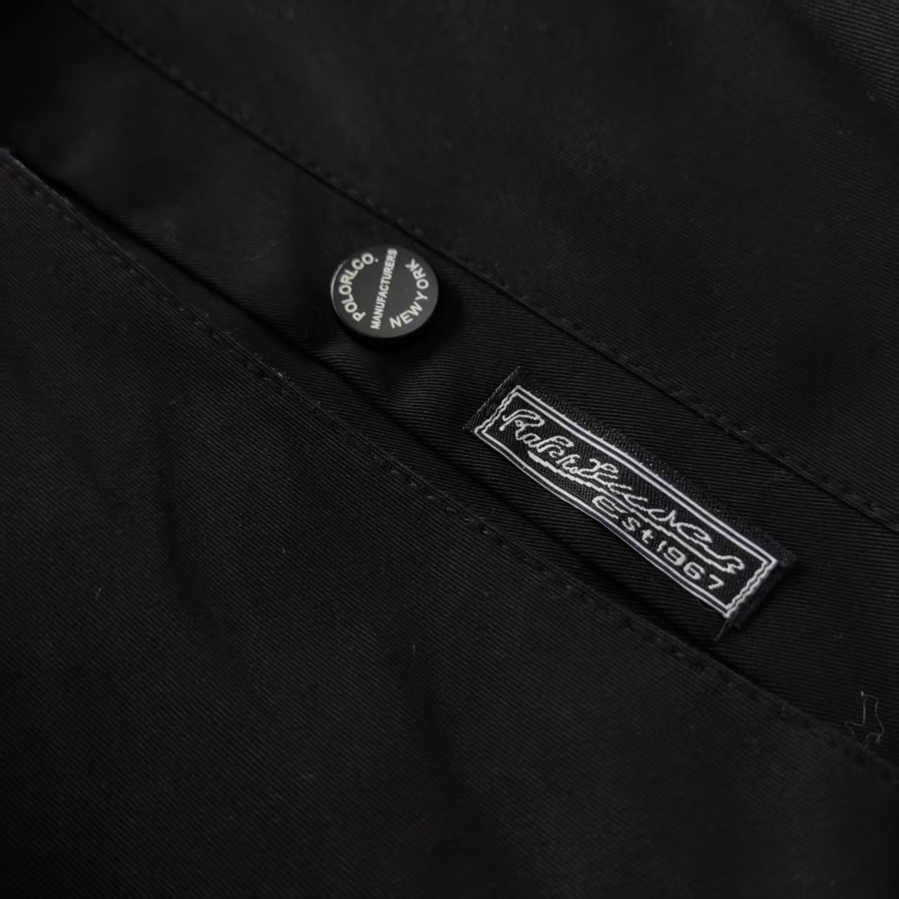 Ralph Lauren 拉夫劳伦 经典小标刺绣灯芯绒拼接翻领夹克外套