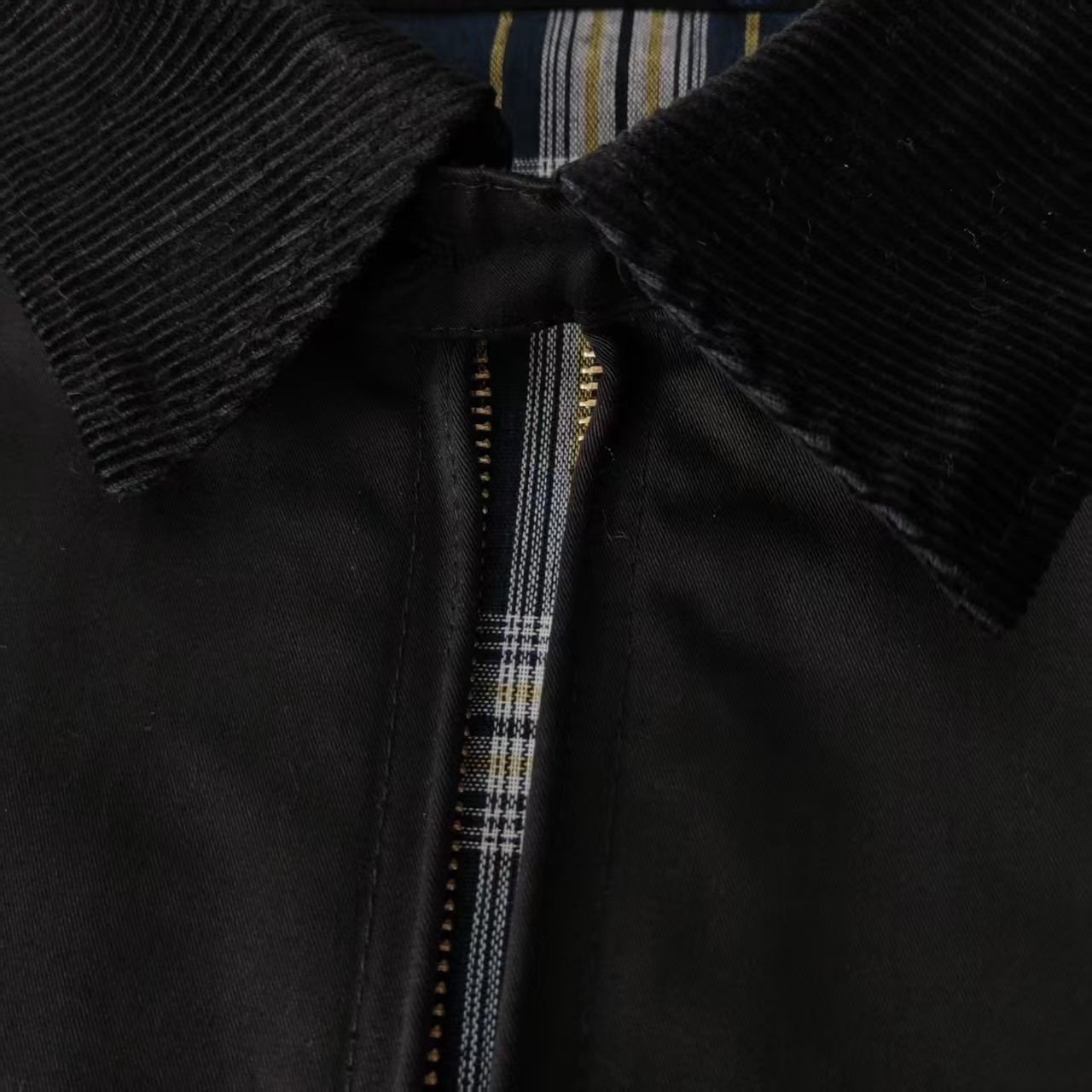 Ralph Lauren 拉夫劳伦 经典小标刺绣灯芯绒拼接翻领夹克外套