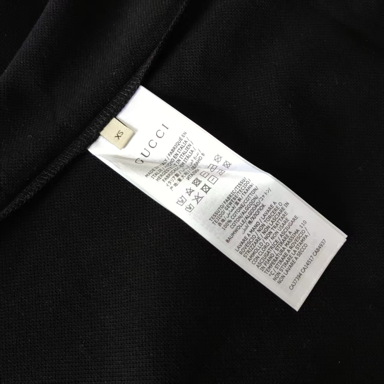 GUCCI/古驰 领口刺绣logo Polo衫短袖
