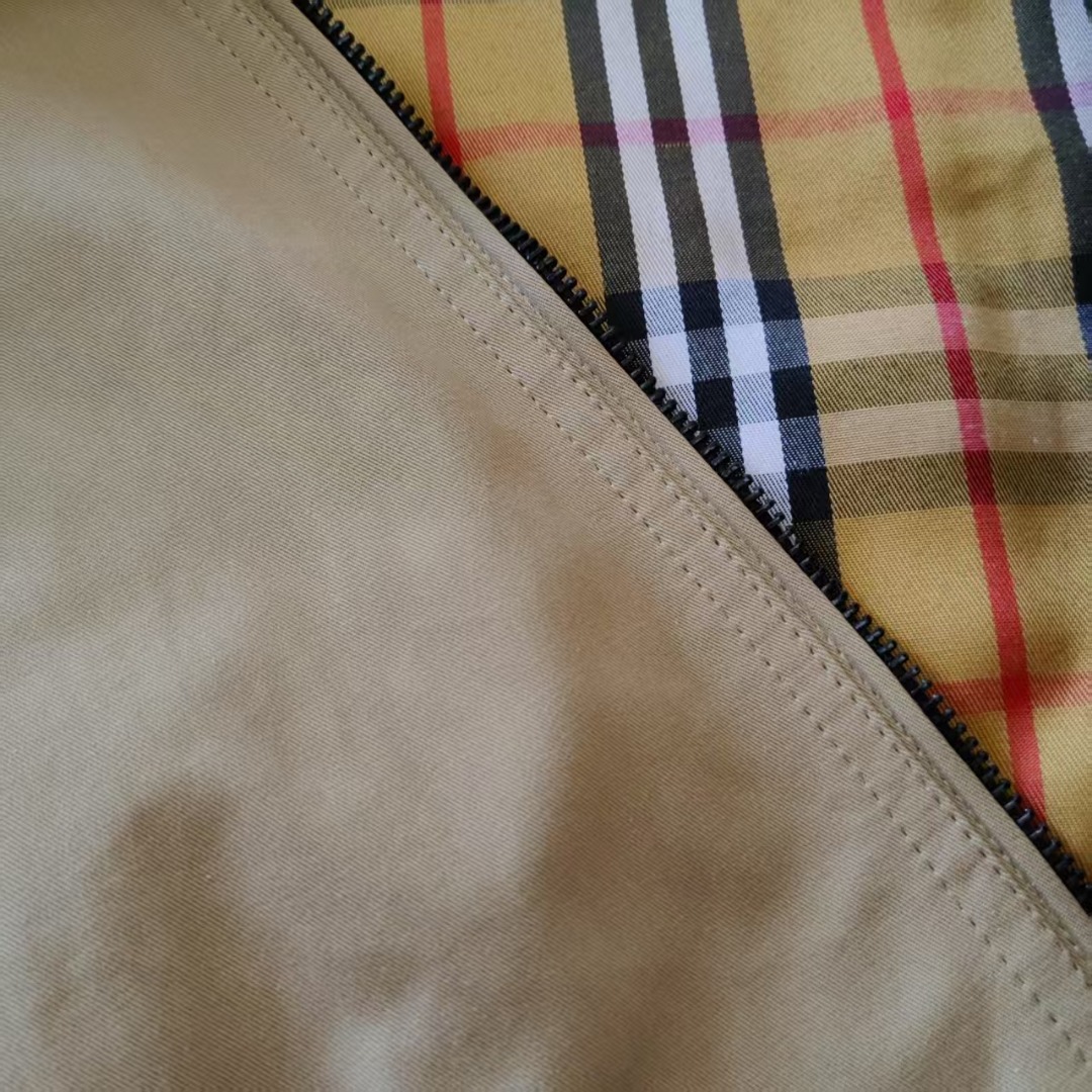BURBERRY/巴宝莉 经典内里彩虹格纹双面穿夹克外套