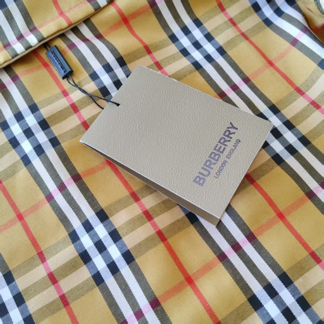 BURBERRY/巴宝莉 经典内里彩虹格纹双面穿夹克外套