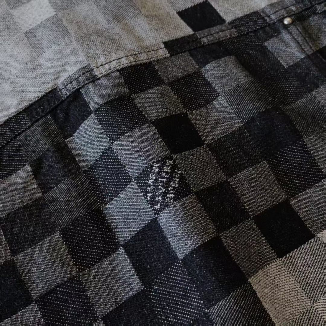 Louis Vuitton/路易威登 马赛克菲董联名秋冬牛仔外套