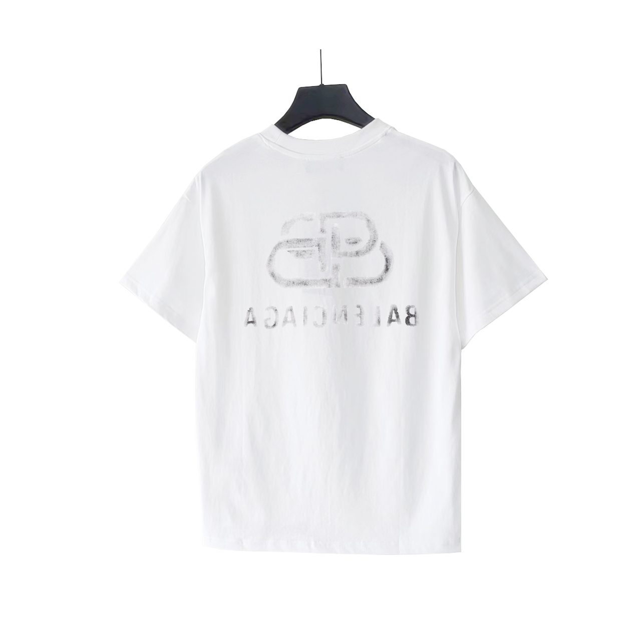 Balenciaga巴黎世家新款限定字母logo短袖T恤 背后字母印花