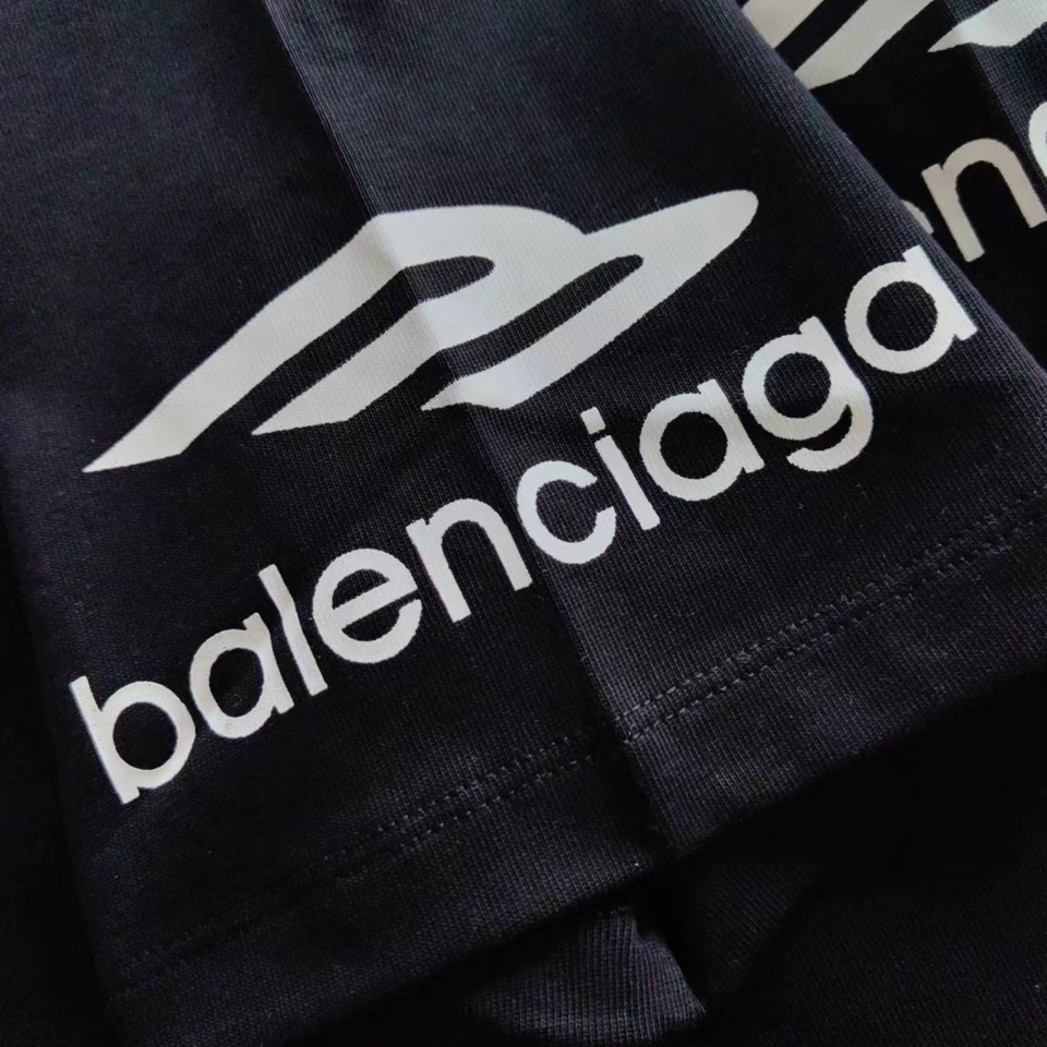细节图 Balenciaga/巴黎世家 24SS后背M标logo印花短袖