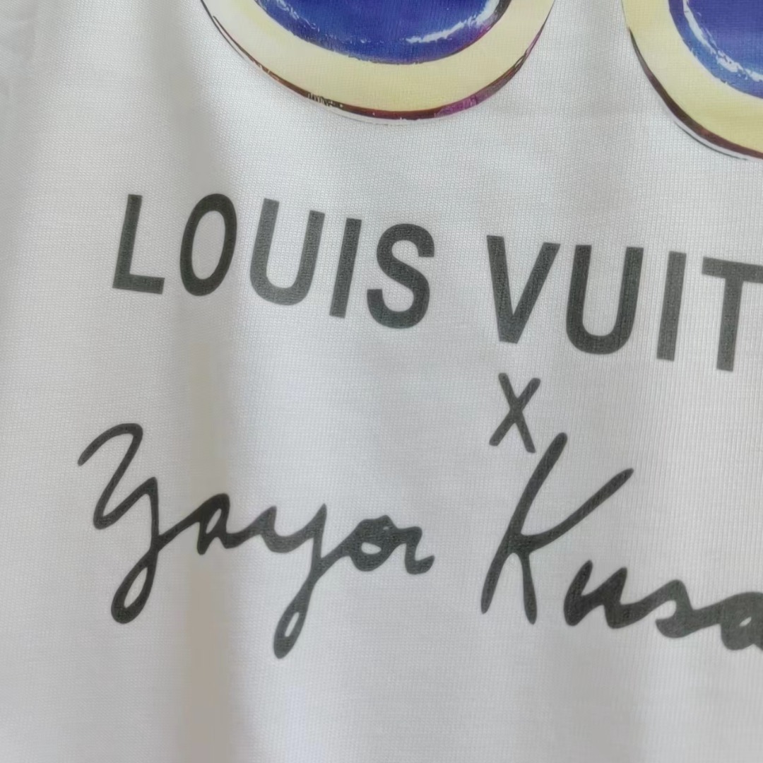 LOUIS VUITTON 路易 登威 24SS南瓜拖鞋logo印花短袖T恤
