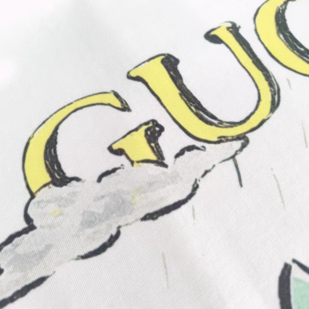 Gucci/古驰 小鸟依鳄鱼短袖T桖